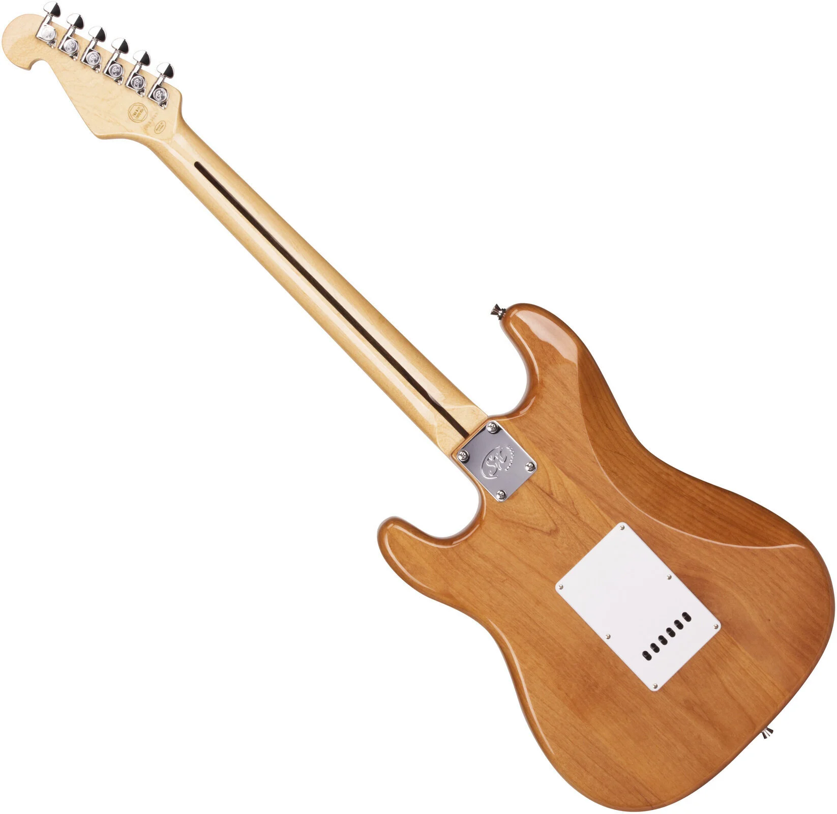 SX Strat Electric Guitar Alder – Natural — view 3