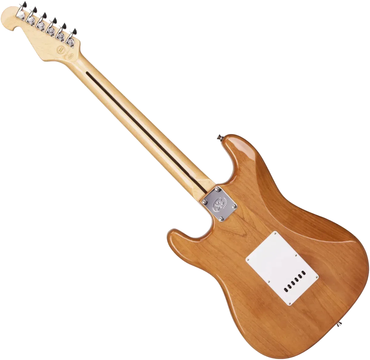 SX Strat Electric Guitar Alder – Natural — view 3