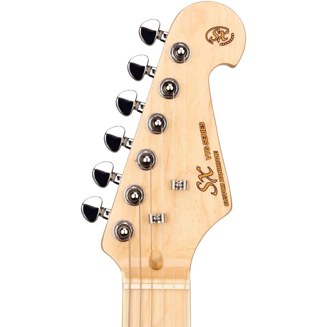 SX Strat Electric Guitar Alder – Natural — view 4