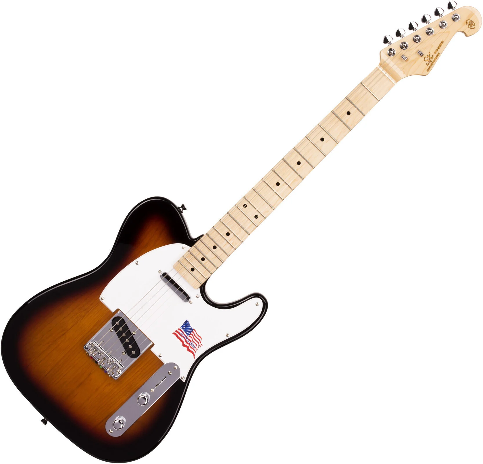 SX Tele Electric Guitar – 3-Tone Sunburst — view 2