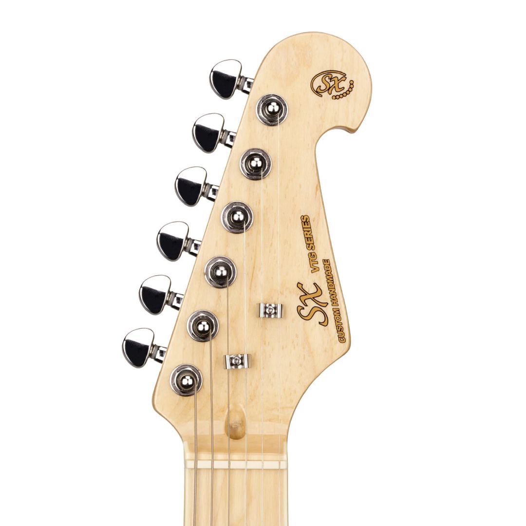 SX Tele STL Ash Electric Guitar – Natural — view 4