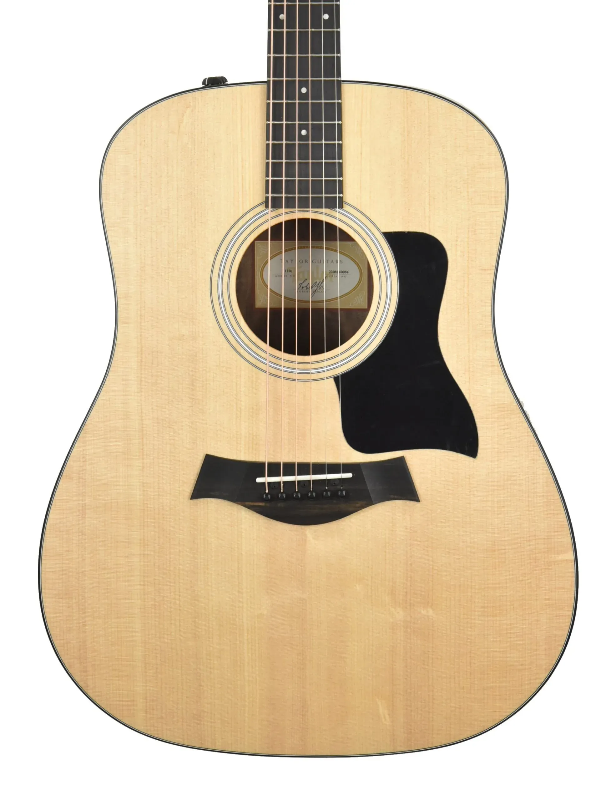 Taylor 110e Acoustic-Electric Guitar - Natural Sitka Spruce — view 3