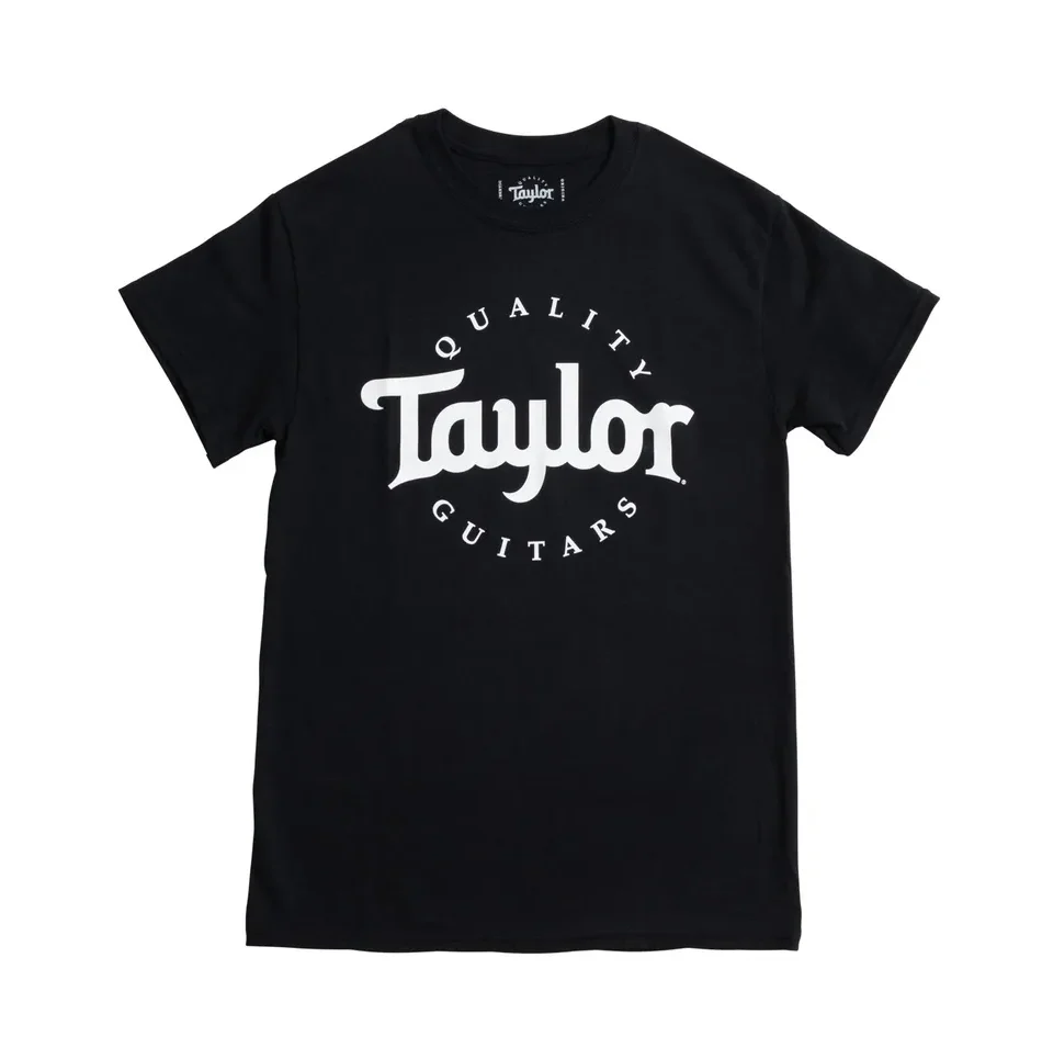Taylor Men’s Basic Black Logo T-Shirt – Small