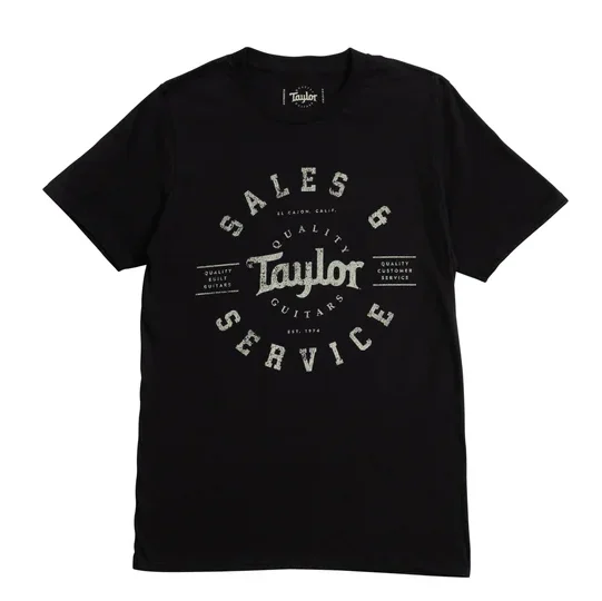 Taylor Men’s Shop T T-Shirt Black – Small