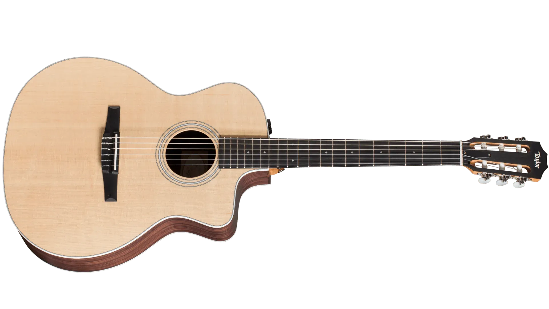Taylor 214ce-N Nylon Acoustic-electric Guitar - Natural — view 2