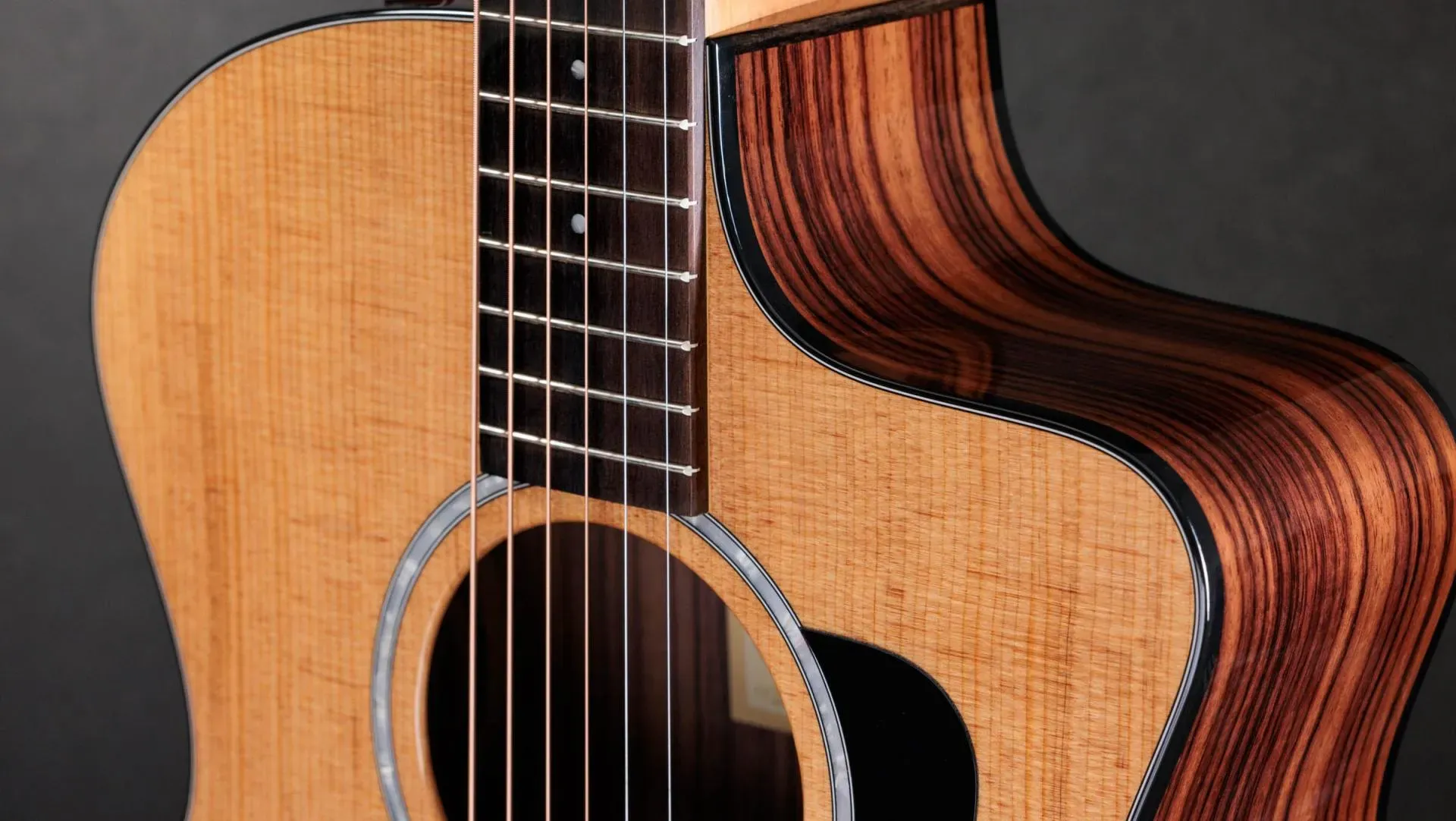 Taylor 214ce-Plus Grand Auditorium Acoustic Guitar W/Pick-up — view 4