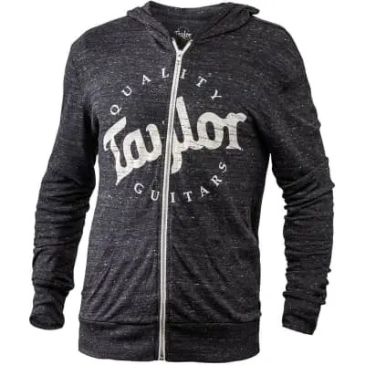 Taylor Hoody, Full Zip, Black - Medium