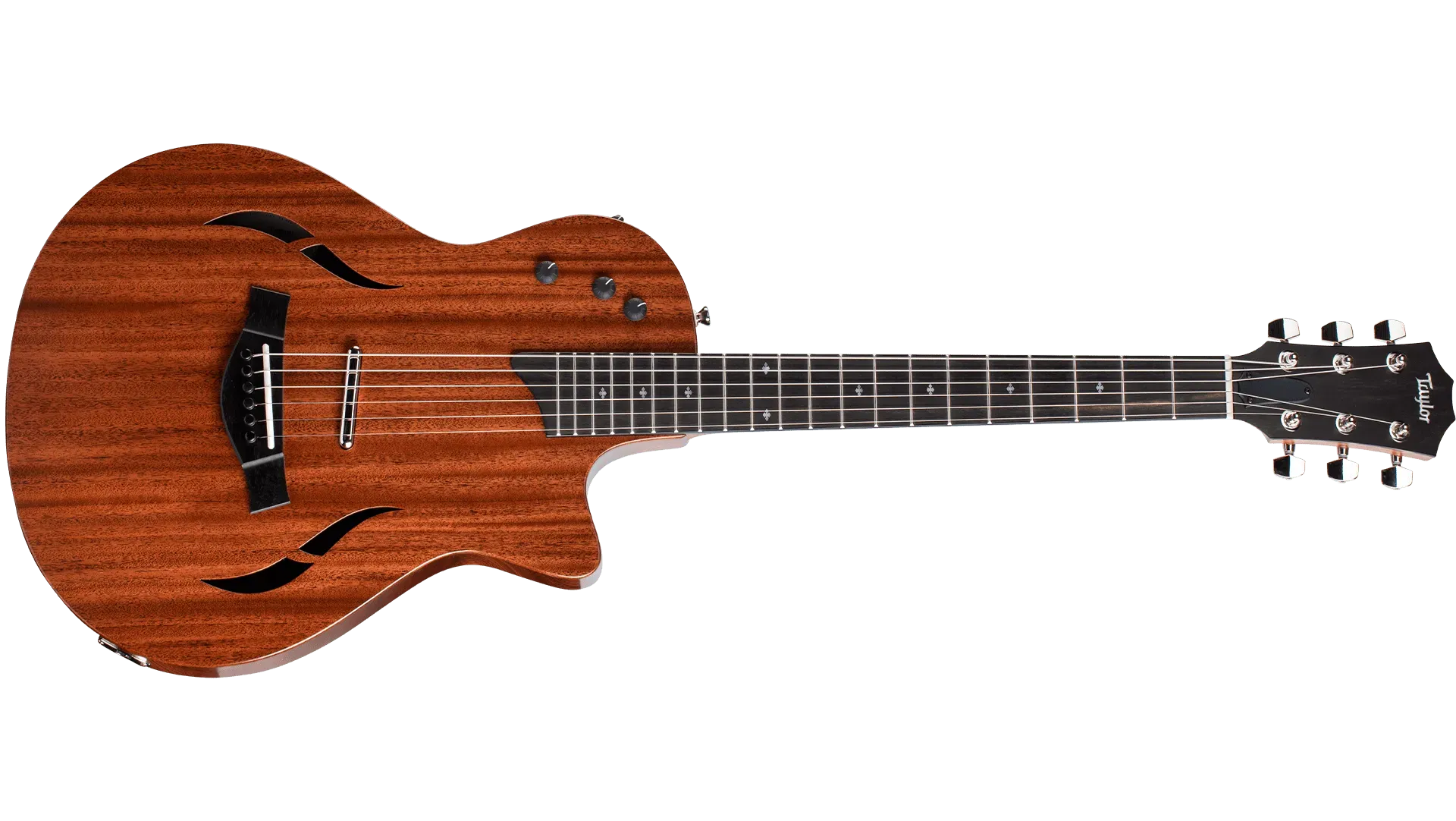 Taylor T5z Classic Hollowbody Electric Guitar - Tropical Mahogany — view 2