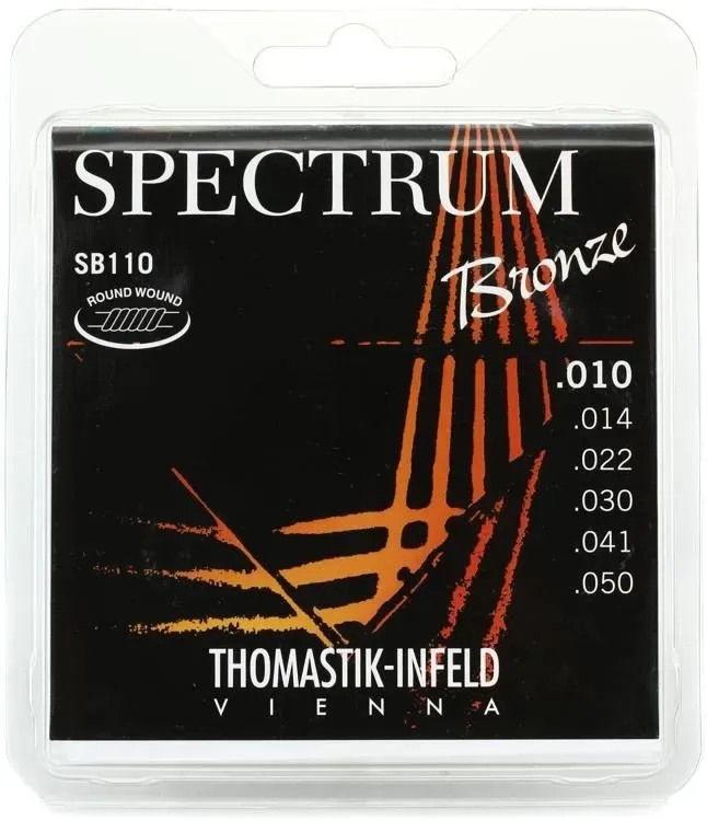 Thomastik-Infeld Spectrum Bronze Acoustic Guitar Strings - Extra-Light .010-.050