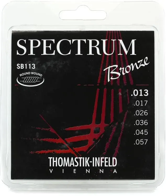Thomastik-Infeld Spectrum Bronze Acoustic Guitar Strings - Medium .013-.057