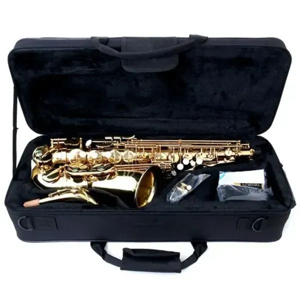 Chateau CAS-21 Eb Alto Saxophone Lacquer Student Bundle — view 2