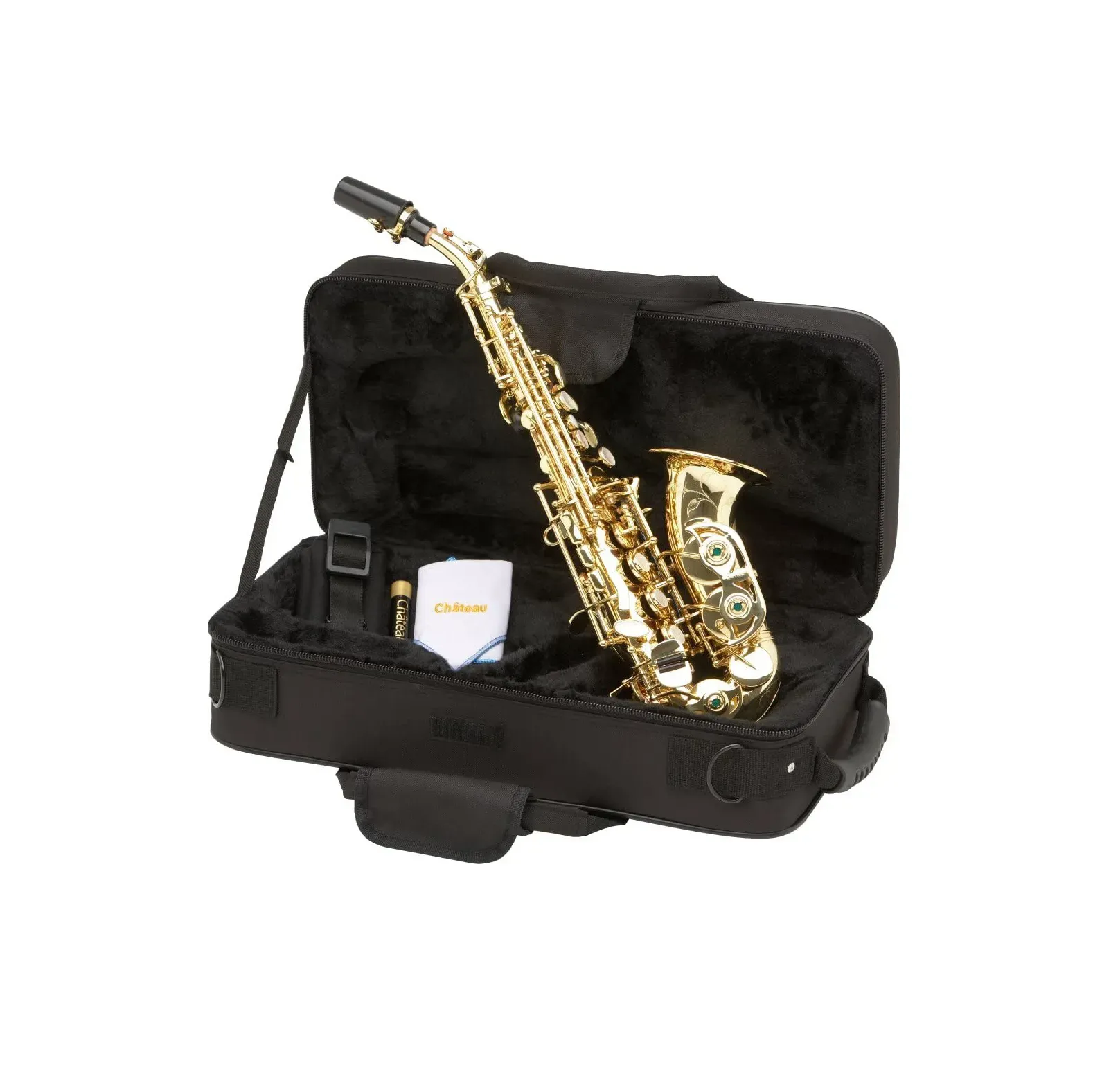 Chateau CCS-22 Curved Bb Soprano Saxophone Lacquer — view 2