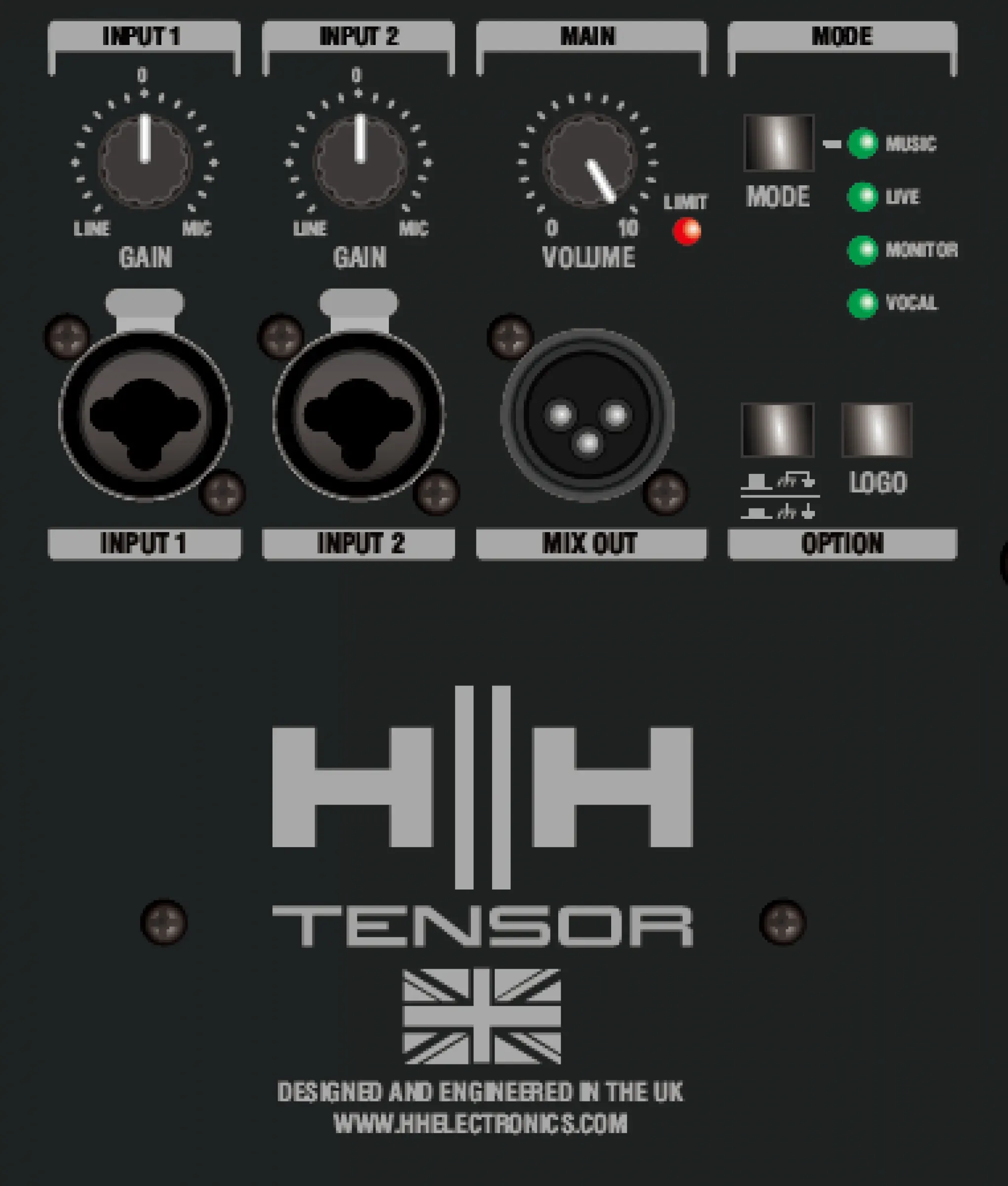 HH Electronics Tensor TRE-1201 12 inch Powered Speaker — view 3