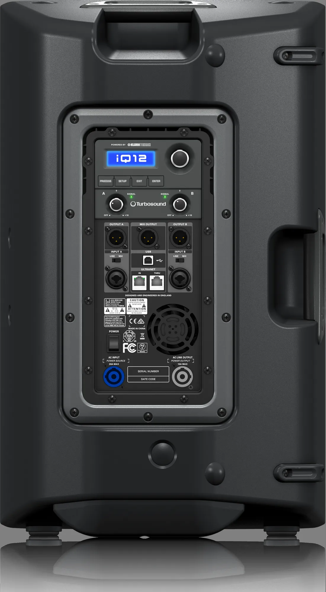 Turbosound iQ12 2500W 12 inch Powered Speaker — view 3