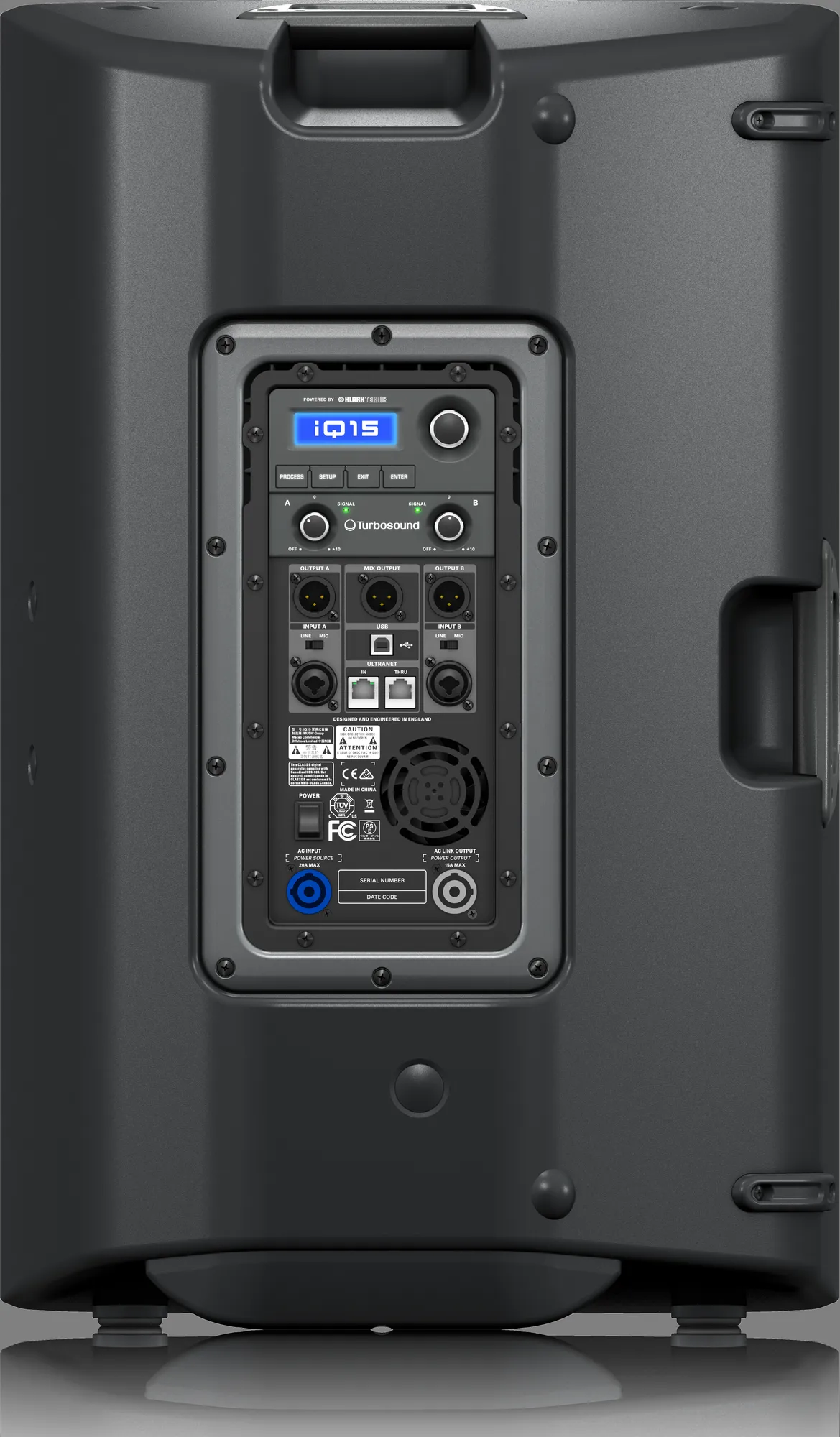 Turbosound iQ15 2500W 15 inch Powered Speaker — view 3