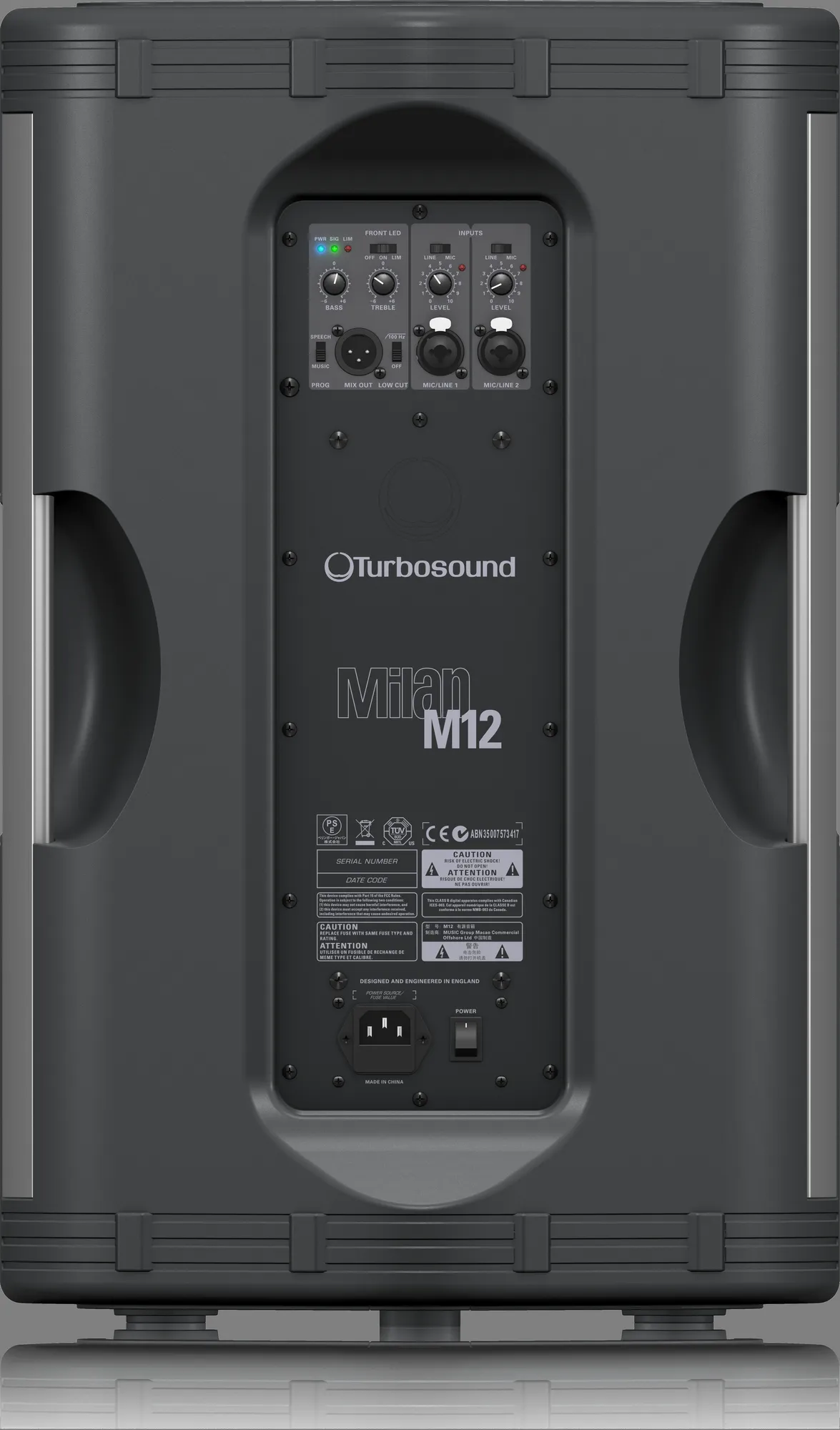 Turbosound Milan M12 1100W 12 inch Powered Speaker — view 2