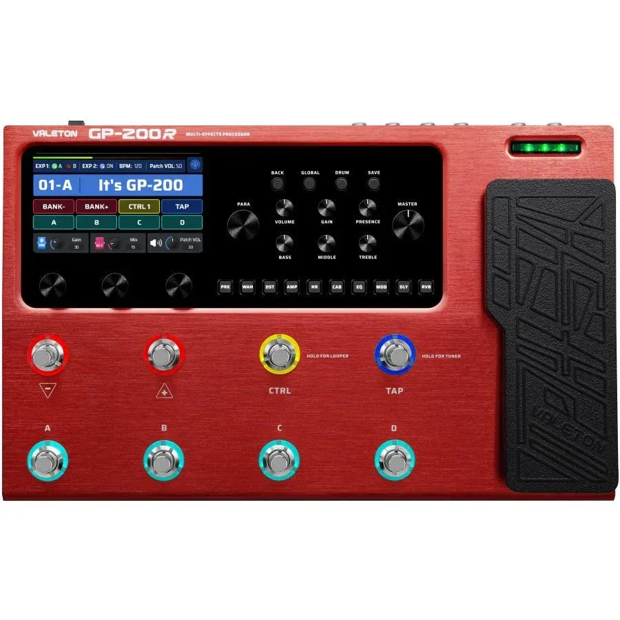 VALETON GP-200R RED EFFECTS