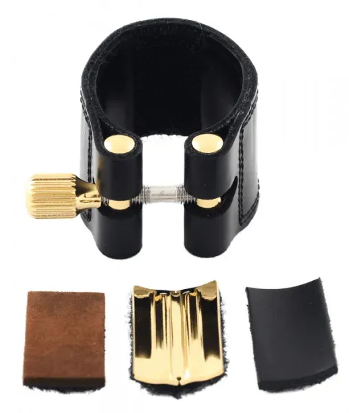 Vandoren LC27P Leather Alto Saxophone Ligature — view 2
