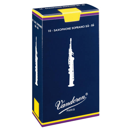 Vandoren Traditional Soprano Saxophone Reeds Box of 10 – 3.5