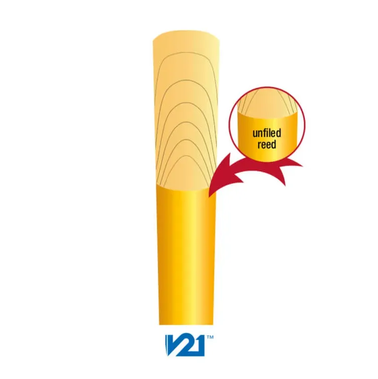Vandoren V21 Soprano Saxophone Reed (Single) - 2.5 — view 3