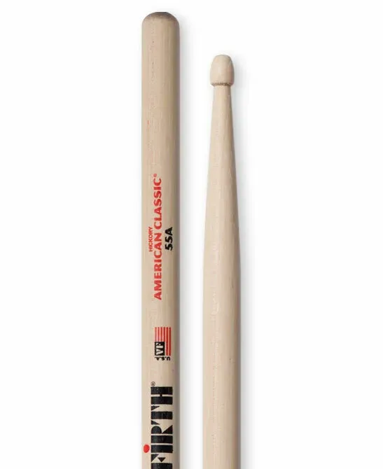 Vic Firth American Classic Drumsticks – 55A – Wood Tip