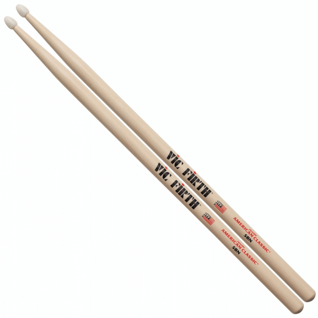 Vic Firth American Classic Drumsticks – 5B – Nylon Tip