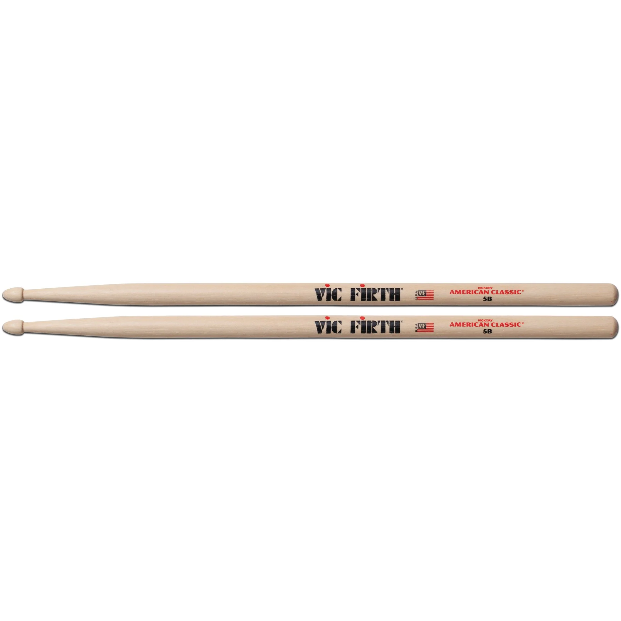 Vic Firth American Classic Drumsticks Wood Tip – 5B