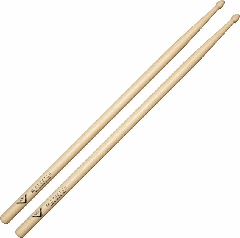 Vater&nbsp;American Hickory Drumsticks – 5A Stretch – Wood Tip — view 1