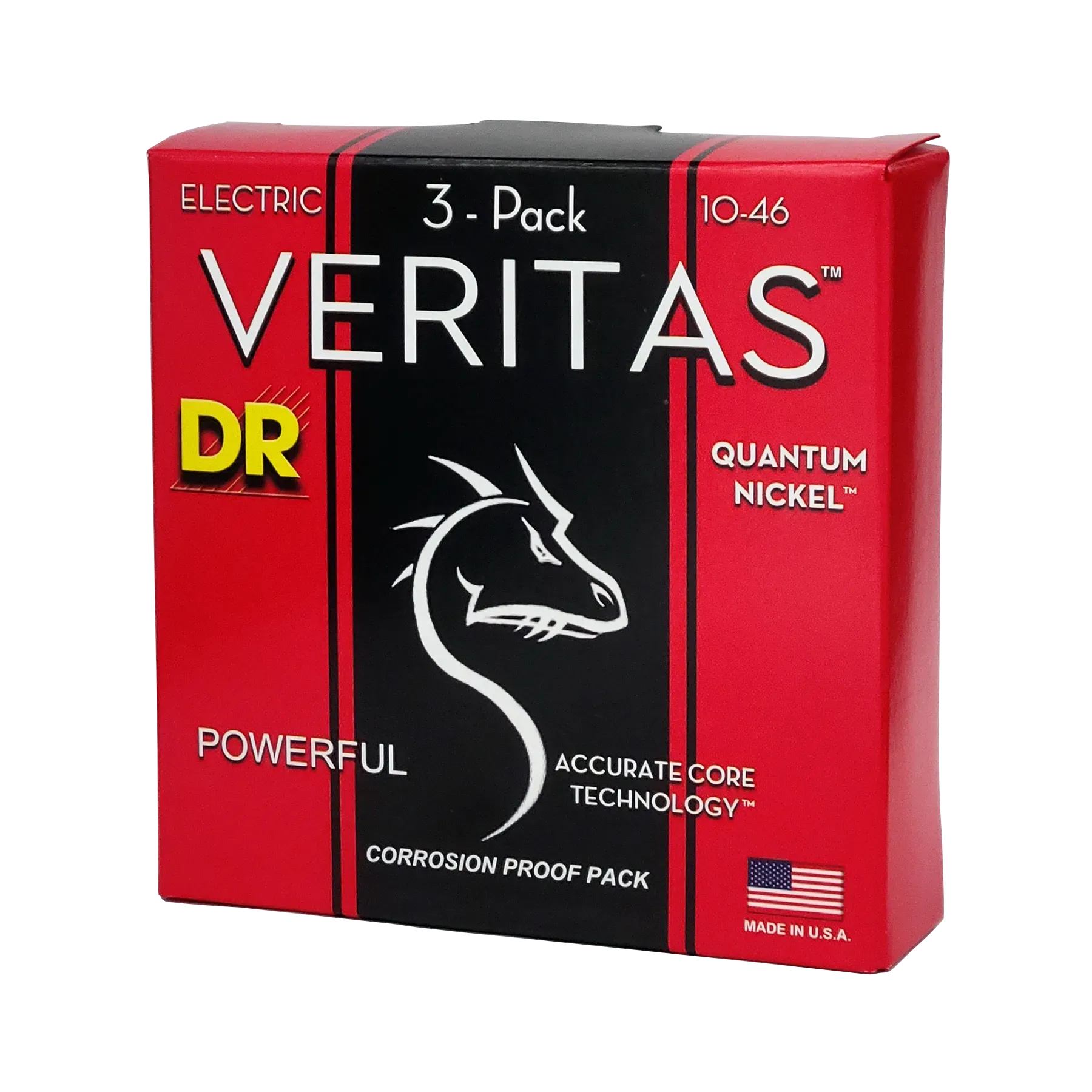 DR Strings VTE-10 Veritas 10-46 Guitar Strings - 3 Pack — view 2