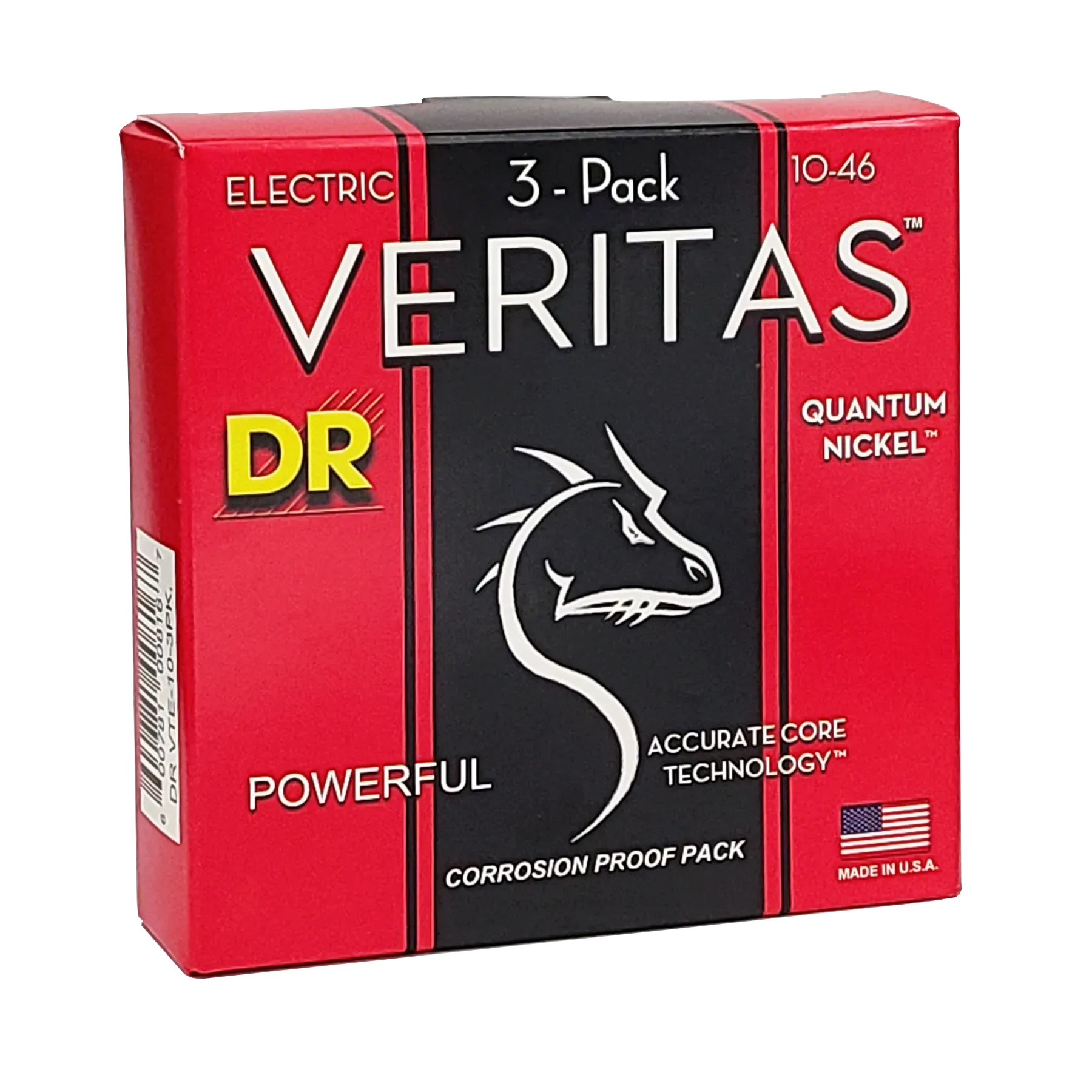 DR Strings VTE-10 Veritas 10-46 Guitar Strings - 3 Pack — view 3