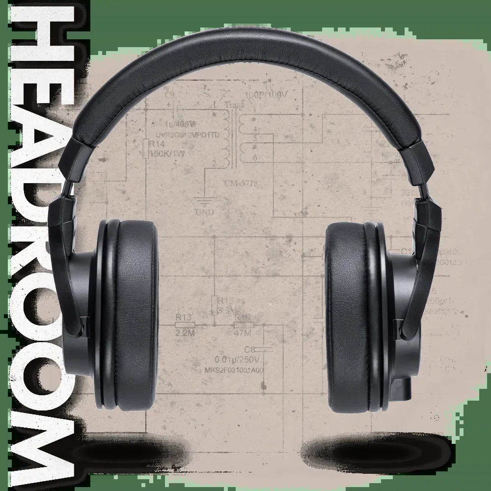 Warm Audio WA-HR HeadRoom Closed-back Professional Studio Headphones - Black — view 2