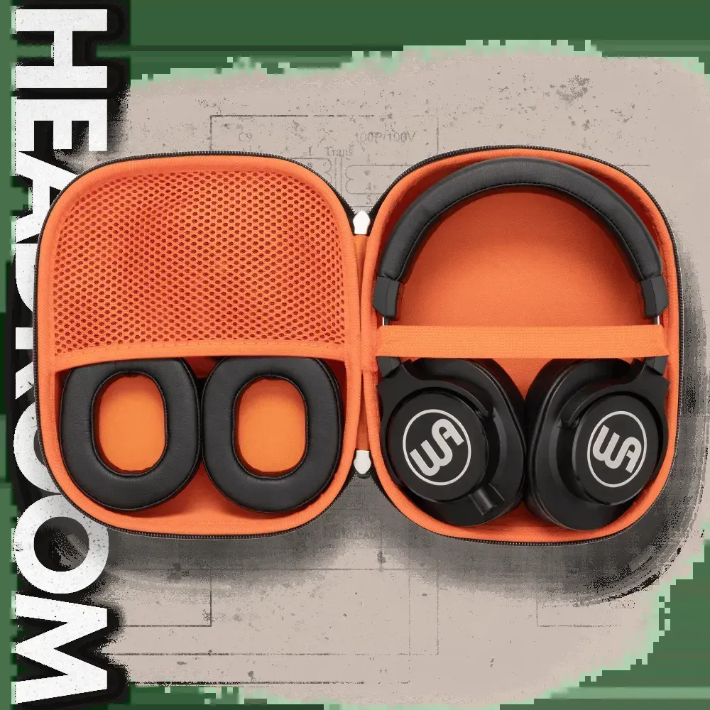 Warm Audio WA-HR HeadRoom Closed-back Professional Studio Headphones - Black — view 4