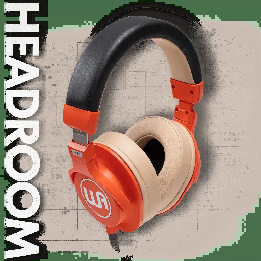 Warm Audio WA-HR HeadRoom Closed-back Professional Studio Headphones - Orange — view 1
