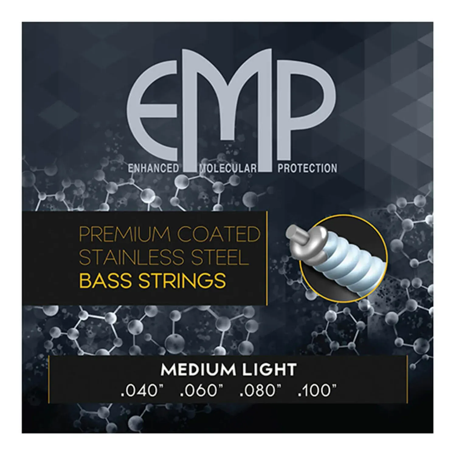 Warwick EMP 4-string Coated Bass Strings 40-100