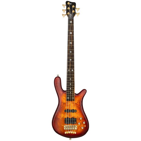 Warwick Teambuilt Streamer LX Limited Edition 5-string Bass Guitar – Honey Sunset Burst