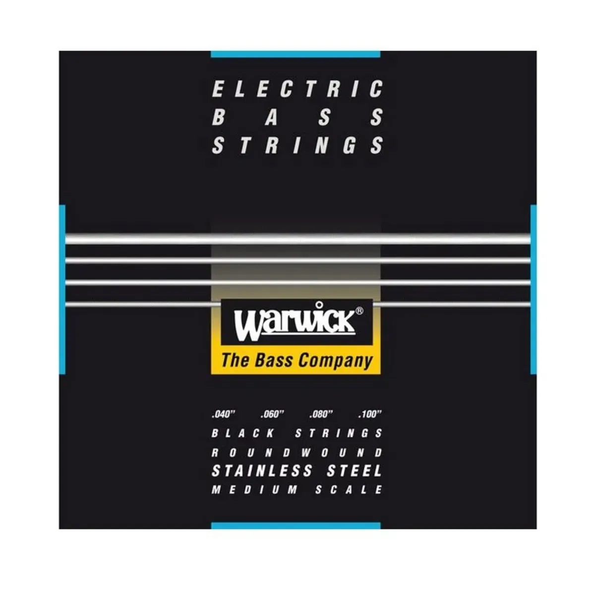 Warwick Black Label 4-string Bass Strings 40-100 — view 1