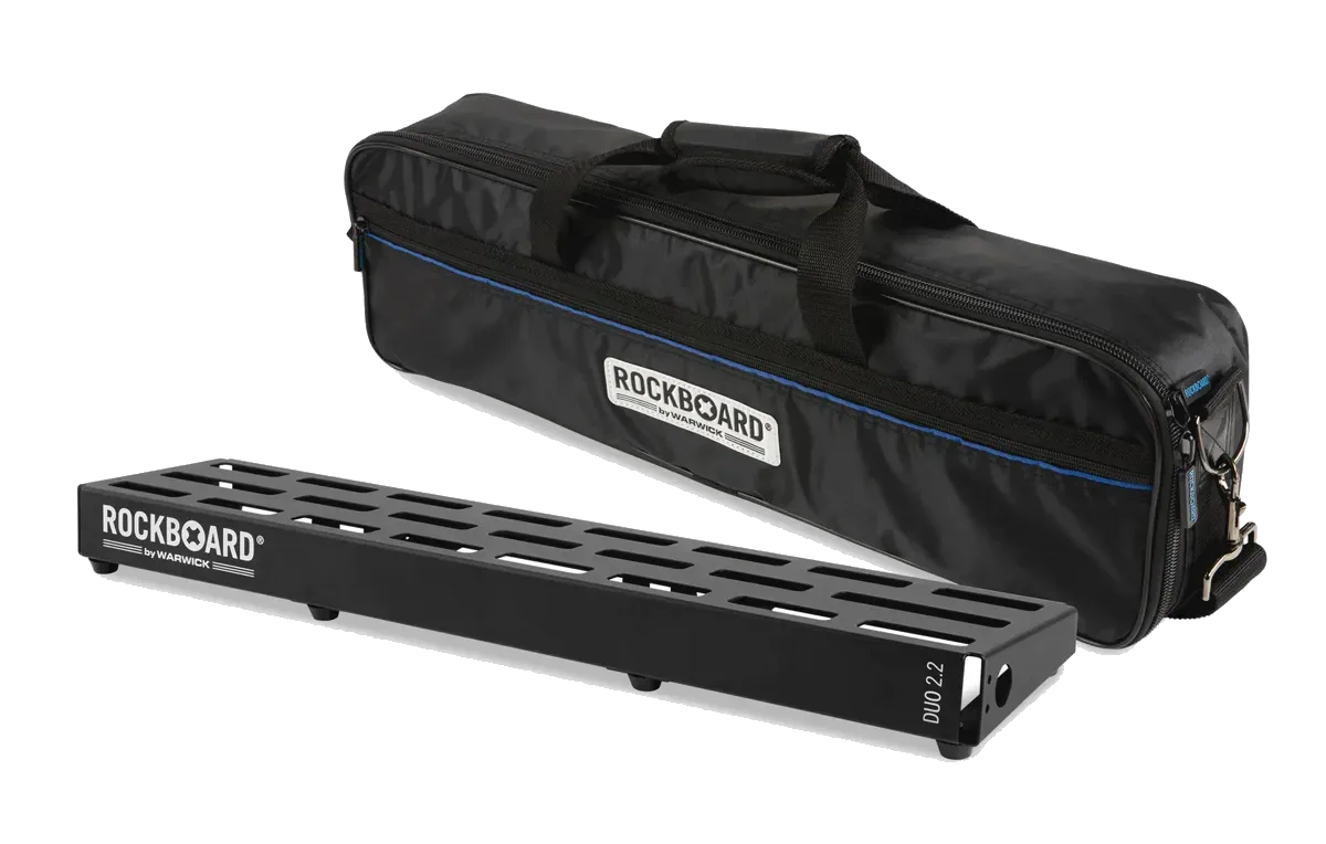 RockBoard DUO 2.2 Pedalboard with Gig Bag