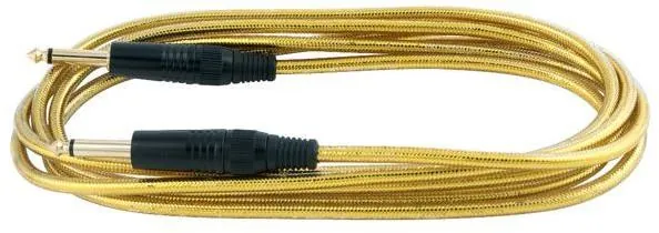 Warwick RockCable Series 3m Jack to Jack Instrument Cable (Gold)