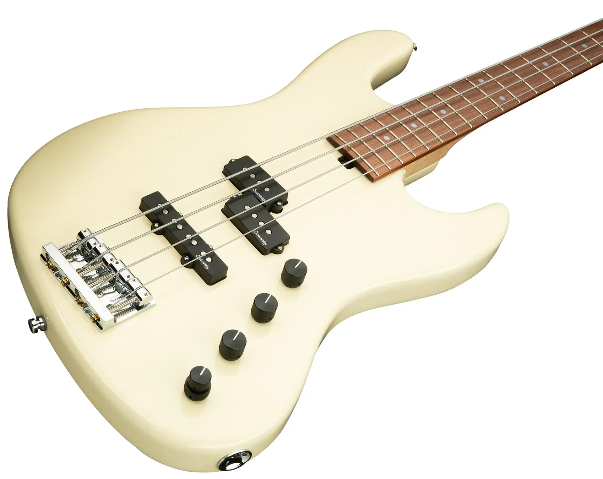 Sadowsky MetroExpress 21-fret Verdine White Artist Line Bass 4-string - Olympic White — view 3