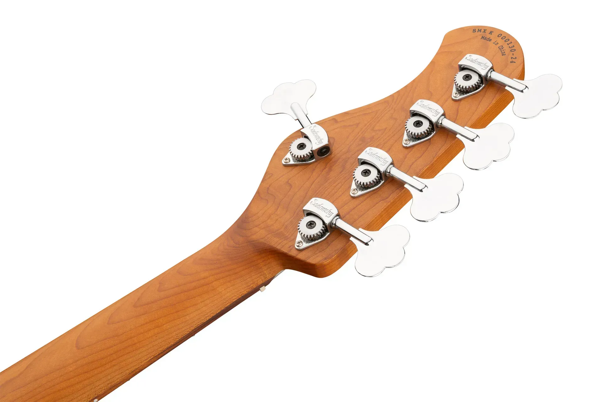 Sadowsky MetroExpress Modern 5-string Bass Guitar - Candy Apple Orange Morado Fingerboard — view 6