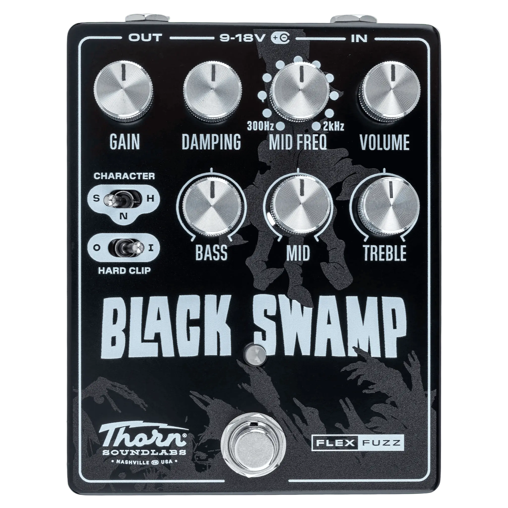 Thorn Soundlabs Black Swamp Fuzz Pedal — view 1