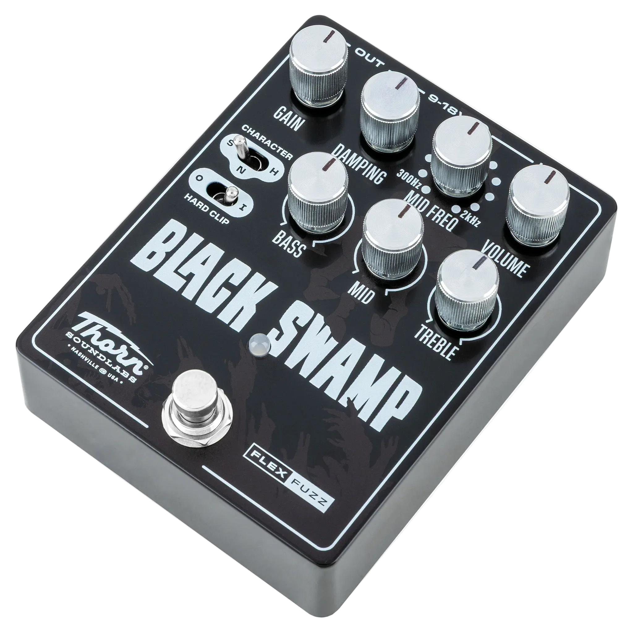 Thorn Soundlabs Black Swamp Fuzz Pedal — view 2
