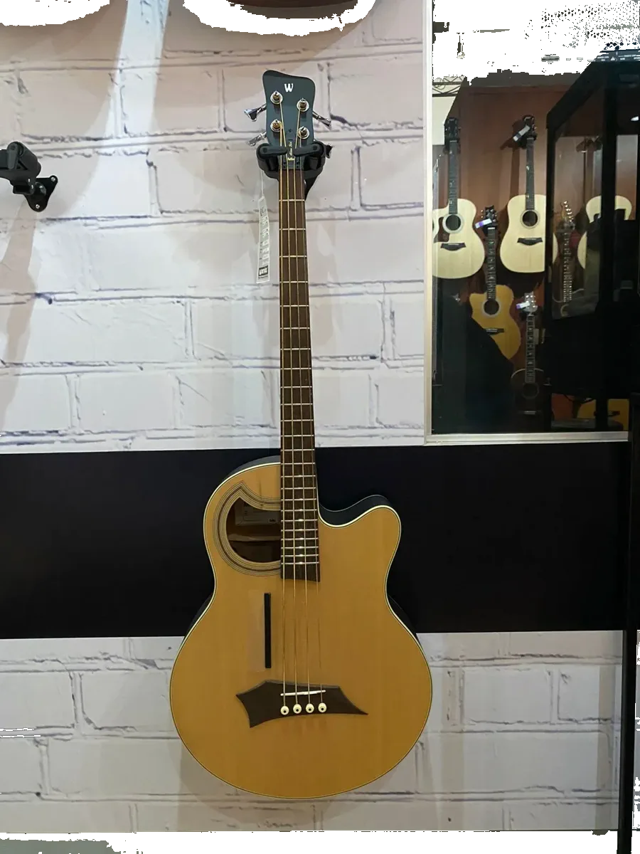 Warwick Rockbass Alien Deluxe 4 String Thinline Acoustic Bass Guitar