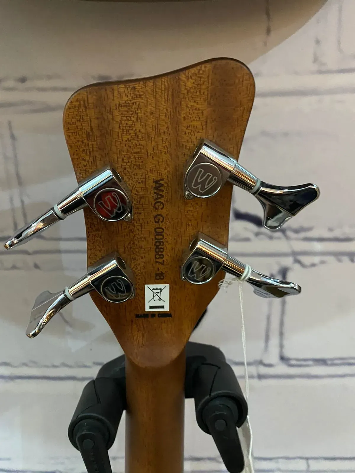 Warwick Rockbass Alien Deluxe 4 String Thinline Acoustic Bass Guitar — view 4