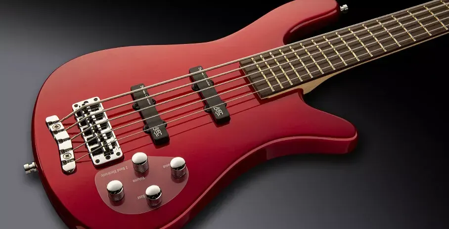 Warwick RockBass Streamer LX 5-String - Metallic Red — view 3