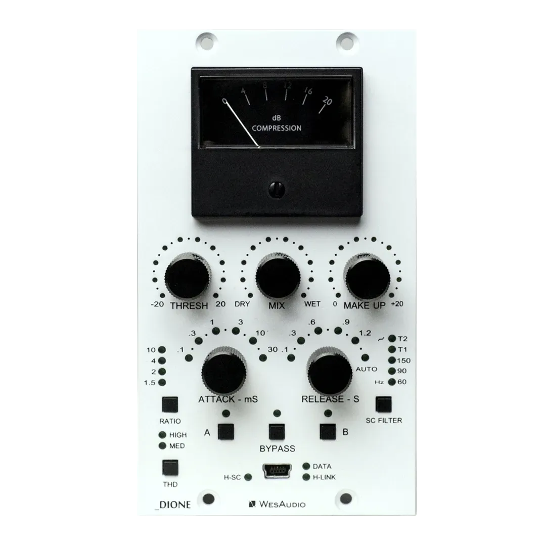 WesAudio DIONE NG500 500 Series Analog Bus Compressor with Digital Recall