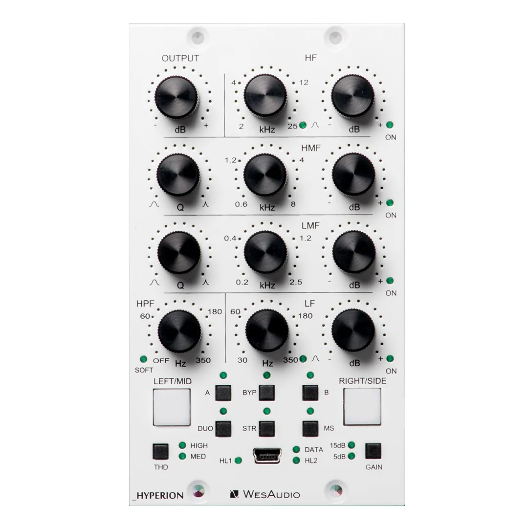 WesAudio Hyperion NG500 500 Series Stereo Analog Equalizer with Digital Recall — view 1
