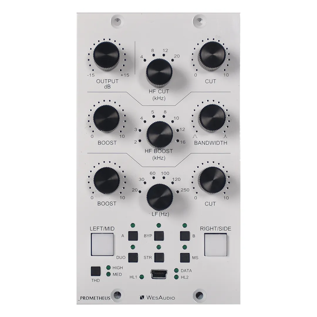 WesAudio Prometheus 500 Series Stereo Analog Equalizer with Digital Recall — view 1