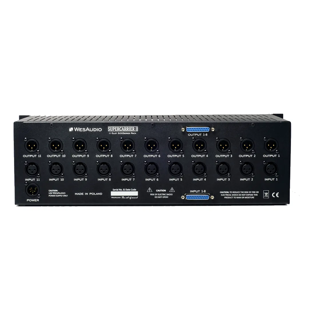 WesAudio Supercarrier II 11-slot 500 Series Chassis — view 2