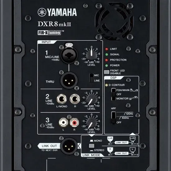 Yamaha DXR8mkII 1100W 8 inch Powered Speaker — view 2